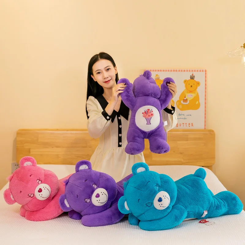 Kawaii Plüschtier Niedlicher Erdbeerbär Gefüllte Puppe für Kinder Geburtstagsgeschenk Weiches Schlafkissen Langes Kissen Plüschtier Großhandel