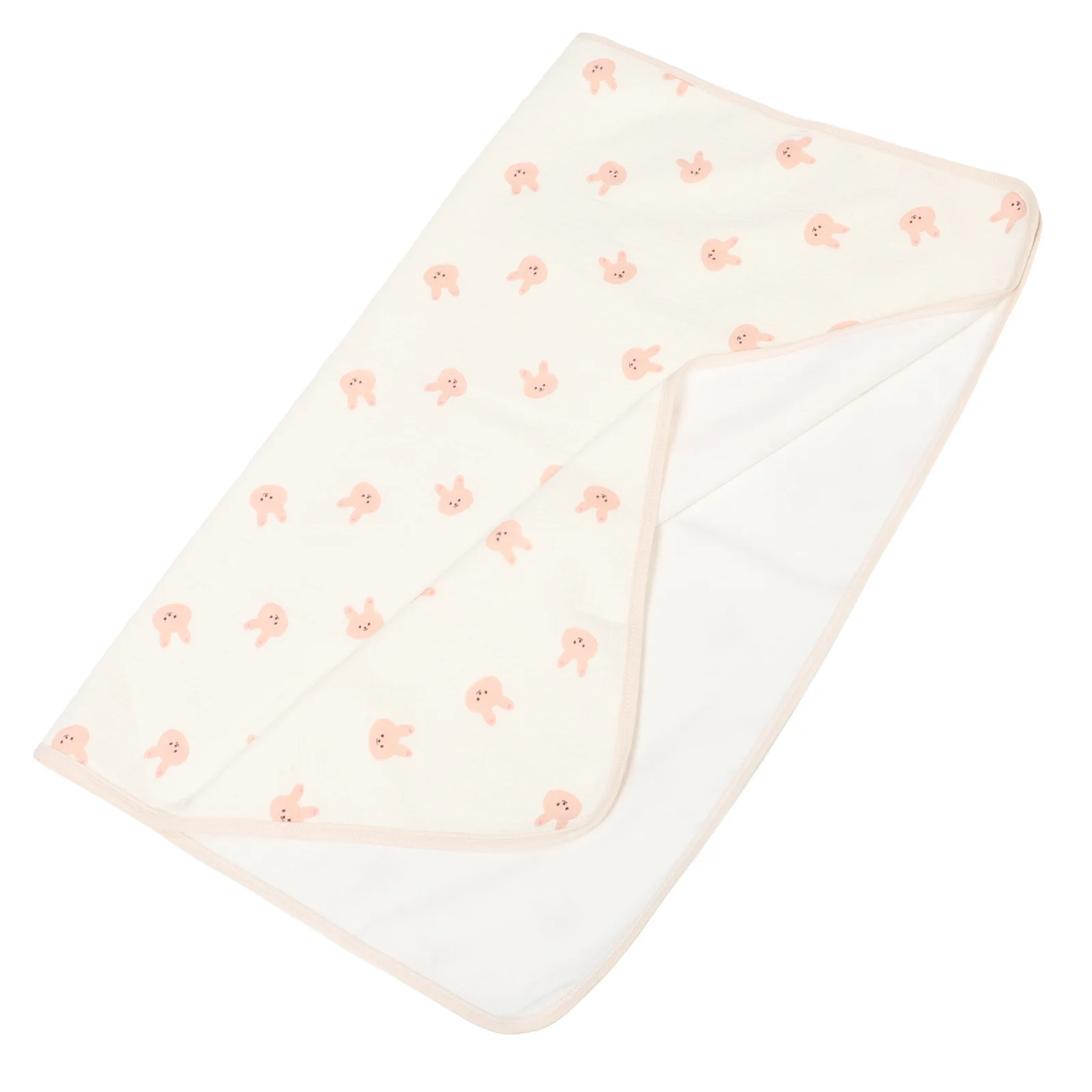 حصيرة تغيير حفاضات الأطفال المقاومة للماء وقابلة للغسل من القماش المجعد وسادة حفاضات محمولة لحماية ترطيب سرير السفر