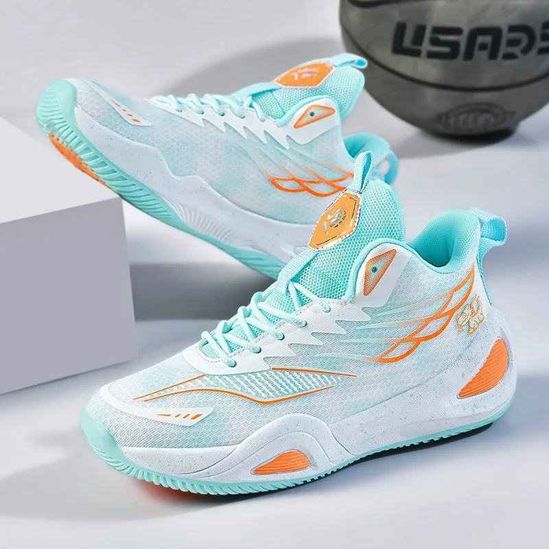 Herren-Basketballschuhe, Damen-Unisex-Outdoor-Sportschuhe, atmungsaktive Trainer, leichte, rutschfeste, hochwertige Sportschuhe – Detail 24