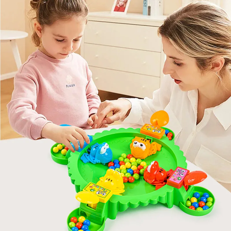 الضفدع أكل الفاصوليا لعبة الطاولة صديق الأسرة حفلة التفاعل بين الوالدين والطفل ألعاب تعليمية ألعاب الضغط هدية للأطفال