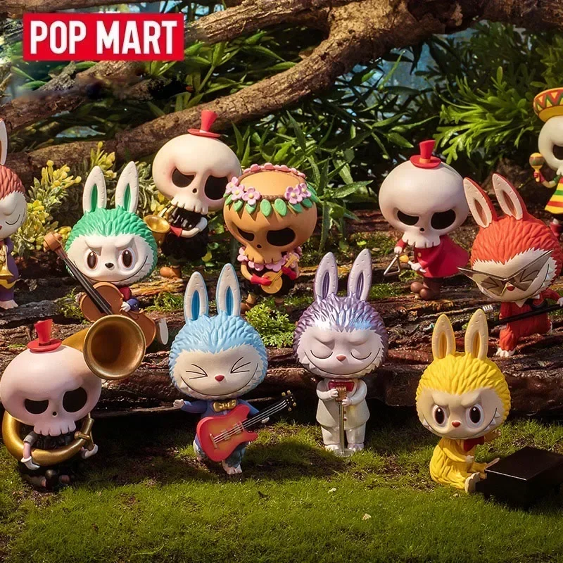 

POP MART Labubu лесное концертное аниме-фигурка слепая коробка милый загадочный подарок настольное коллекционное украшение для любителей игрушек