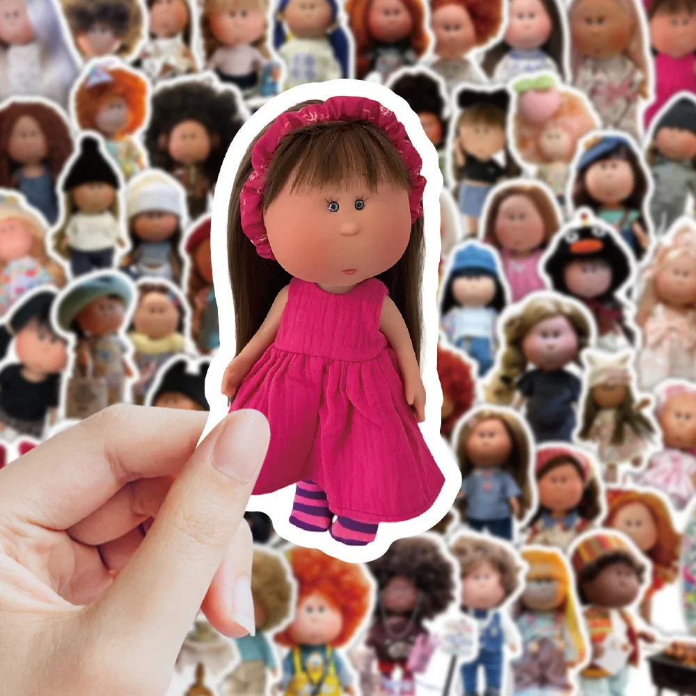 10/70PCS Spain Mia Potato Doll Dress Graffiti Stickers Exquisite Fashion Sticker for Computer Stationery DIY Toys Secret