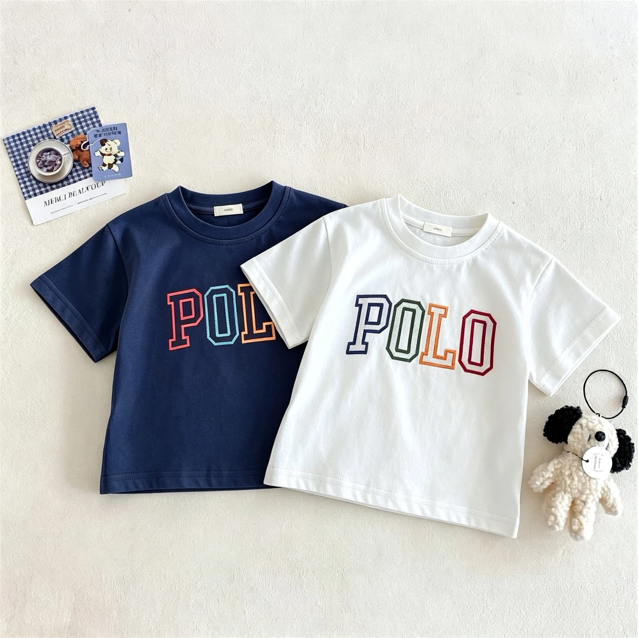 Summer Clothes New Style Children's Short Sleeve T-shirt Simple Fashion Versatile Kids Crewneck Tees Tops Casual Loose Tshirts