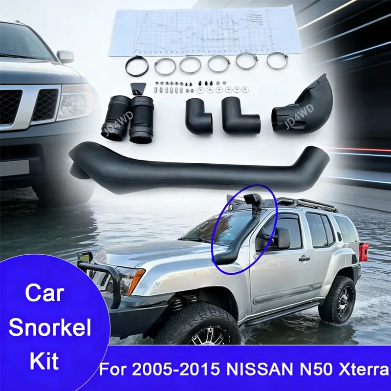 

Car Accessories Snorkel Kit For 2005-2015 NISSAN Second Generation Xterra N50 Auto Parts Wading Breath Hose Off Road 4x4