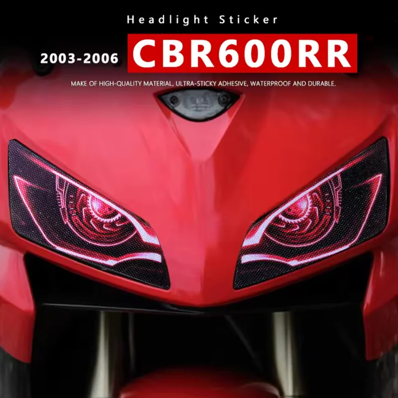 

Headlight Sticker Protective Waterproof Motorcycle Decal for Honda CBR 600RR CBR600RR CBR 600 RR 2003 2004 2005 2006 Accessories