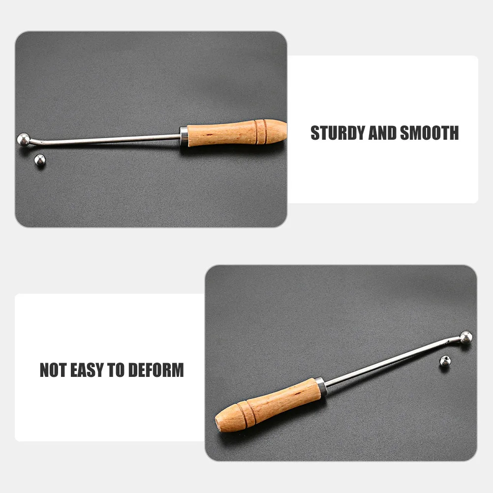 

1 set 1 Set Wood Handle Metal Saxophone Neck Repairing Tools For Dent Removal Wind Instrument Maintenance Kit With Complete