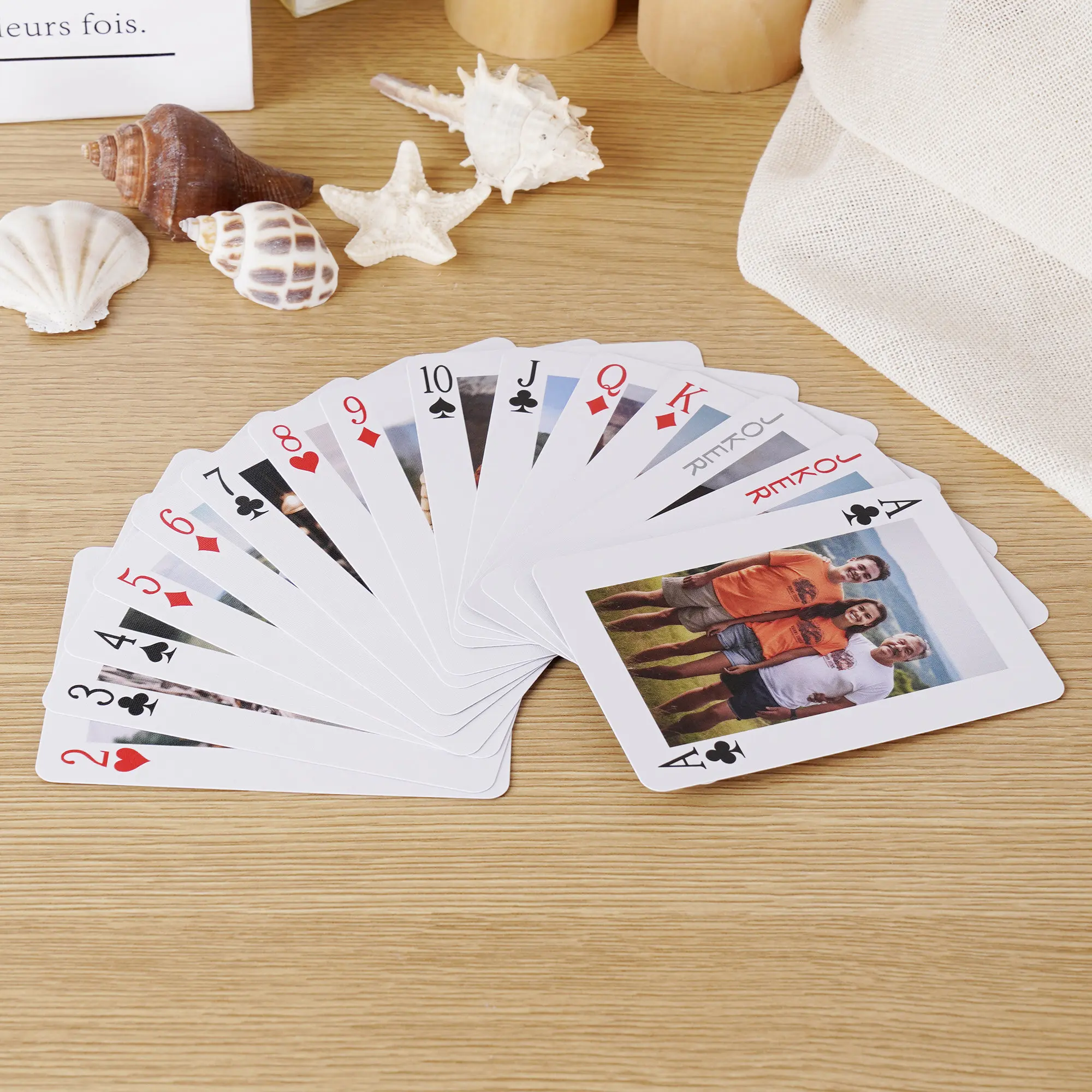 Personalized Cultural Poker Playing Cards,Alternatief bruiloftsgastenboek,Customized Printing of Photos,Wedding Party Gifts