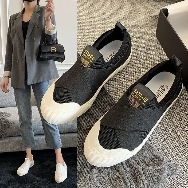 

Quality Women's Flats Fashion Spring Casual Shoes for Women Comfortable Soft Sole Non-slip Womens Driving Shoes Zapatillas Mujer