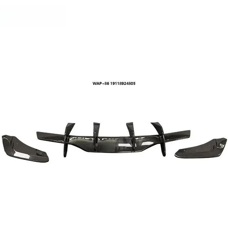 

High Quality Fast Delivery Whole Sale Price Dry Carbon Fiber Rear Diffuser Rear Side Piece Body Kits for Corvette C8