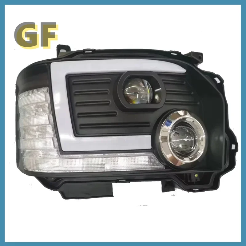 Retrofit LED Headlight for Hiace 200 Auto Lighting System Black Frame for Hiace KDH 200 Series Led Refitting Front Lamp Toyota