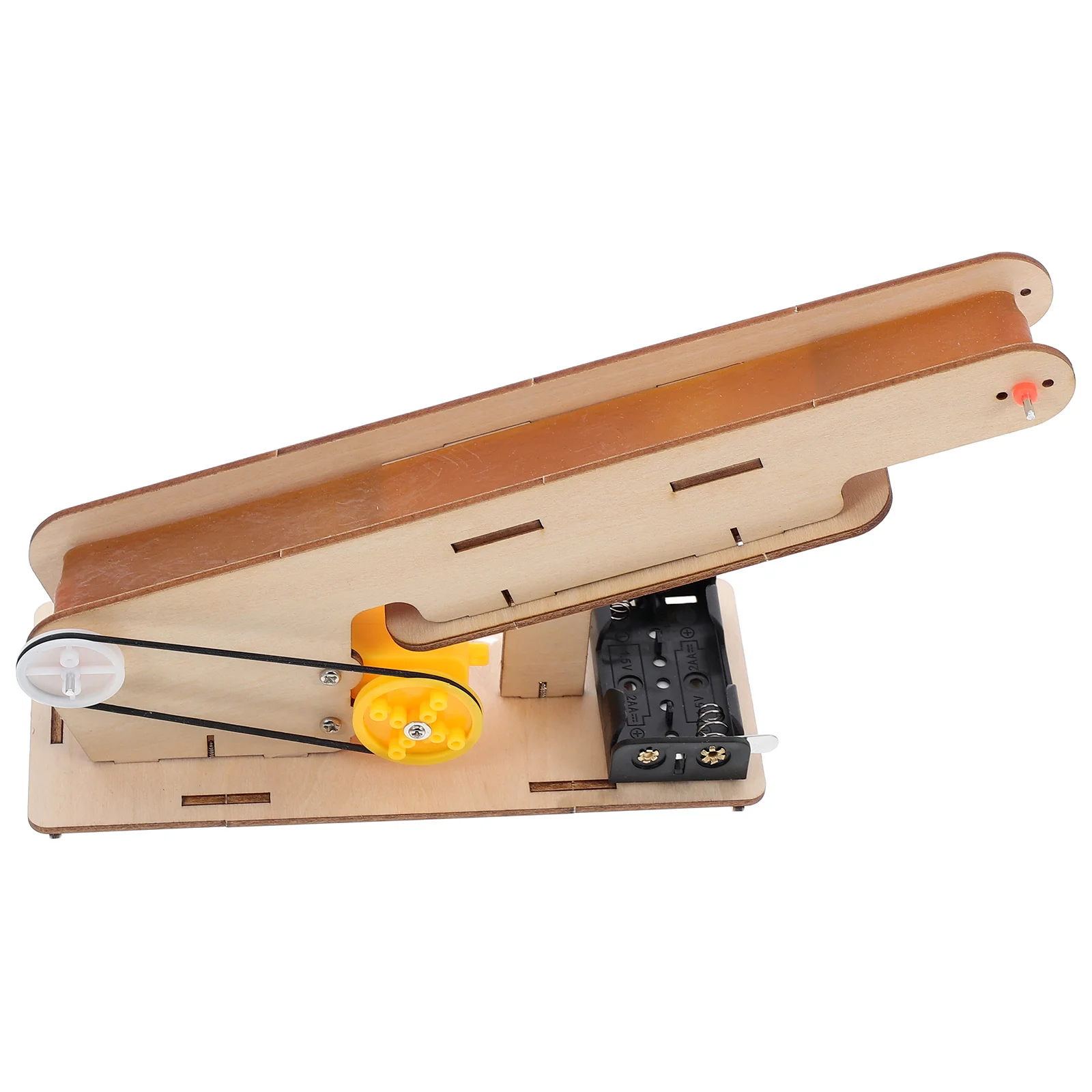 مجموعة علوم حزام الناقل الكهربائي مواد ذاتية الصنع لمشاريع تجربة جذع الأطفال تعزز تعلم كهرباء الفيزياء