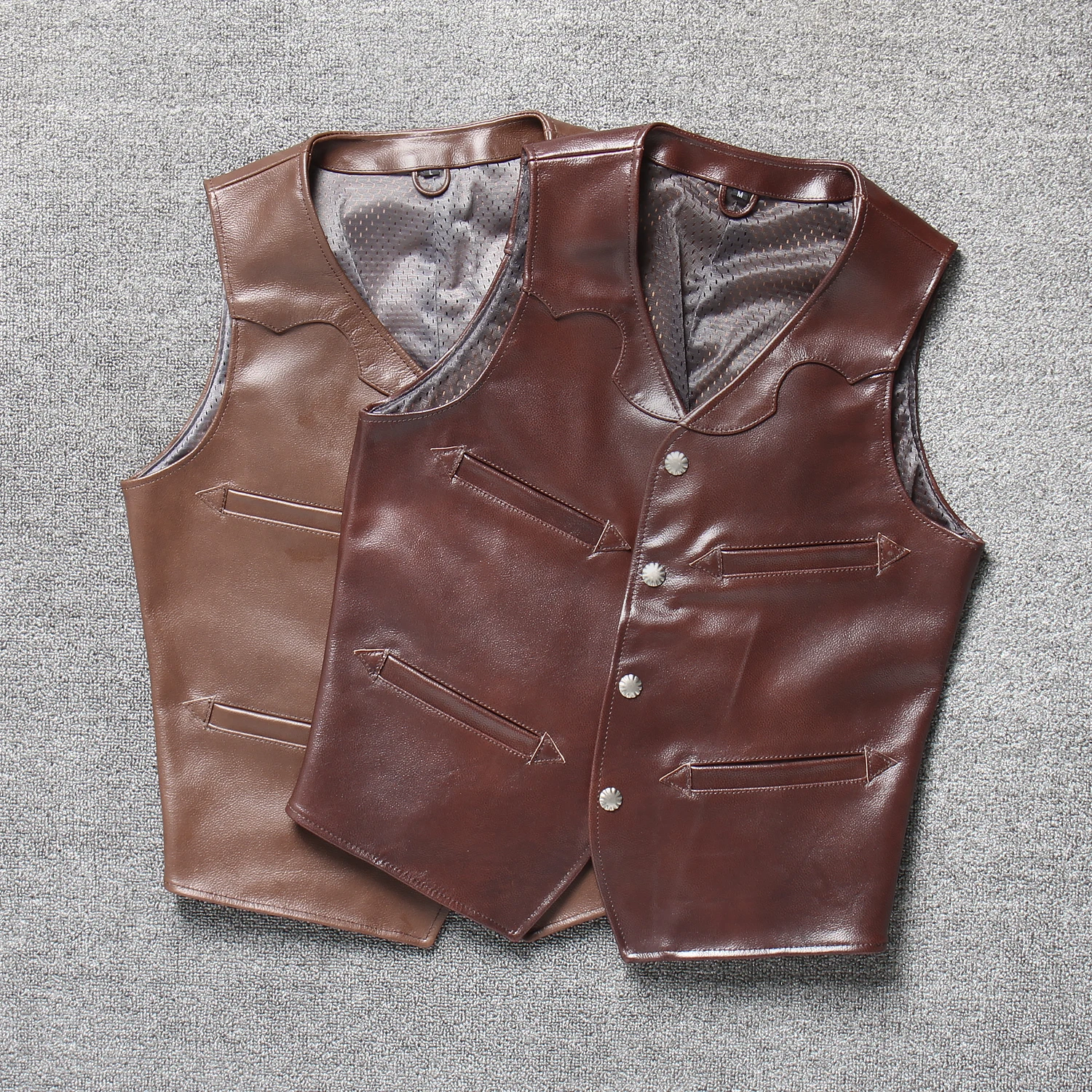 Urban Baron hommes coupe ajustée en cuir Jaet peau de vache Pure bouton unique fermeture ort Sle décontracté jeunesse Faion printemps vêtements d'extérieur