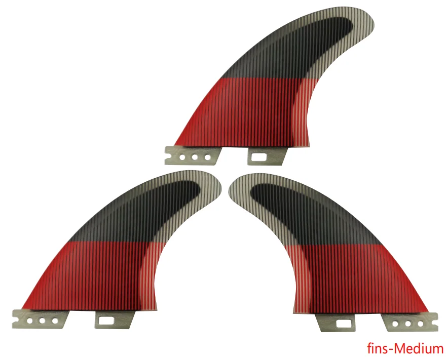 Carbon Fiberglass Honeycomb Surfboard Sup Fin Dual Label Triple Surf Set Paddle Board and Body Board
