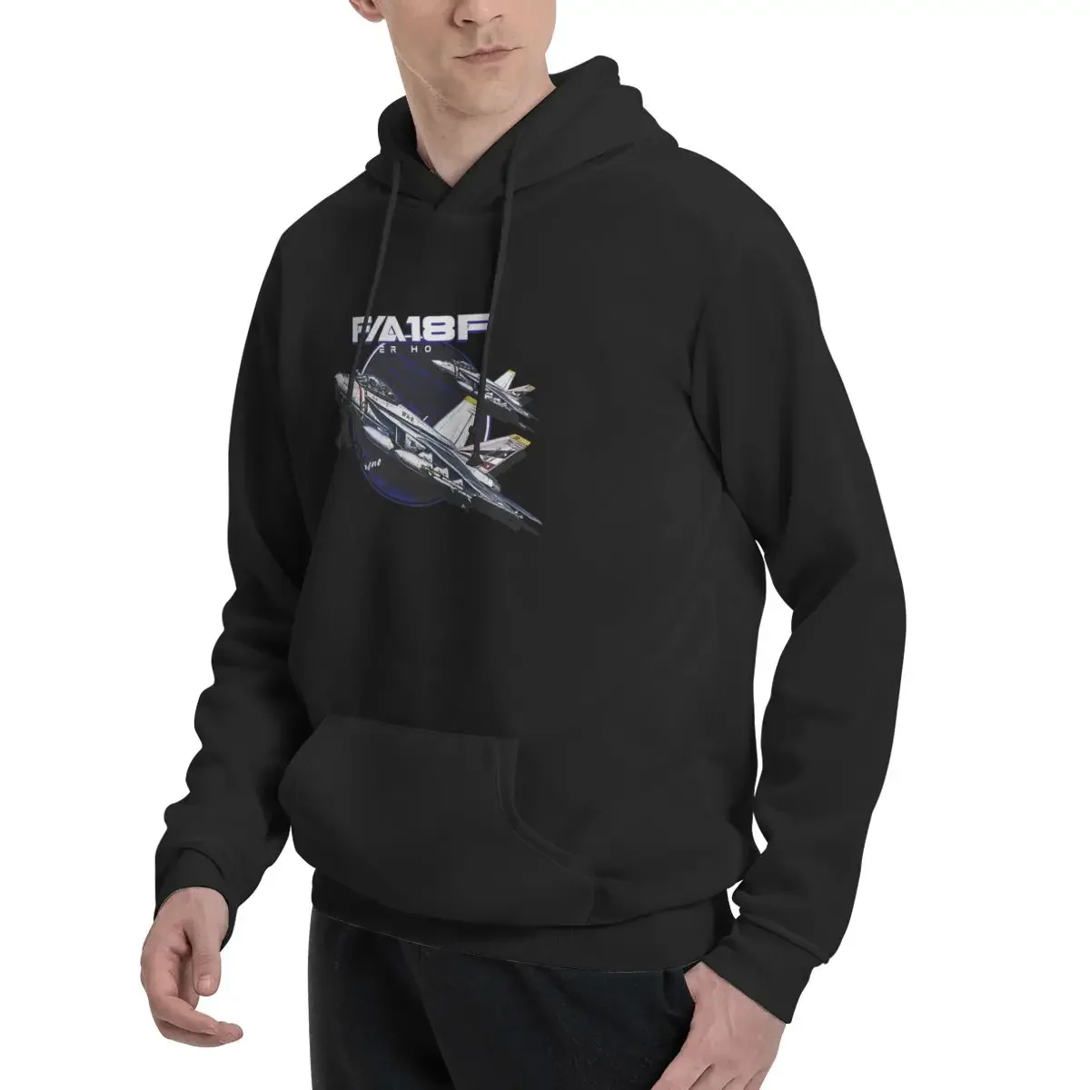 F18 Super Hornet Rhino Us Air Force Fighterjet Hoodies Men's Women Pullover Sweatshirt Long Sleeve Streetwear Autumn Winter