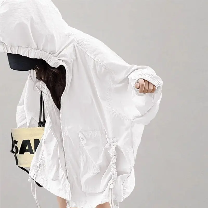

Raincoats For Women Trench 2025 Pleated Printed Design Plus Size Print Foldable Sleeved New Single Row Buckle Mid