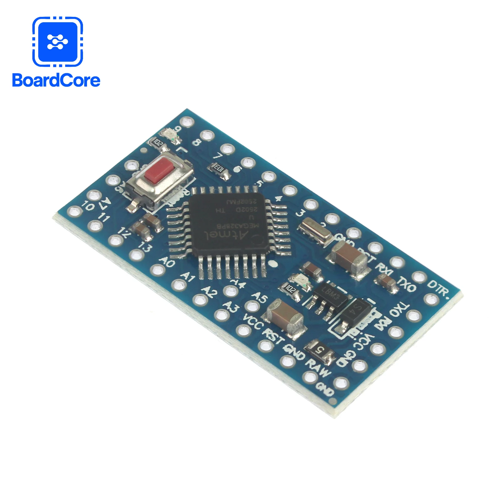 Pro Mini Atmega328P 3.3V 8MHz/5V 16Mhz Interactive Media Development Board Compatible CP2102 Microcontroller for Arduino