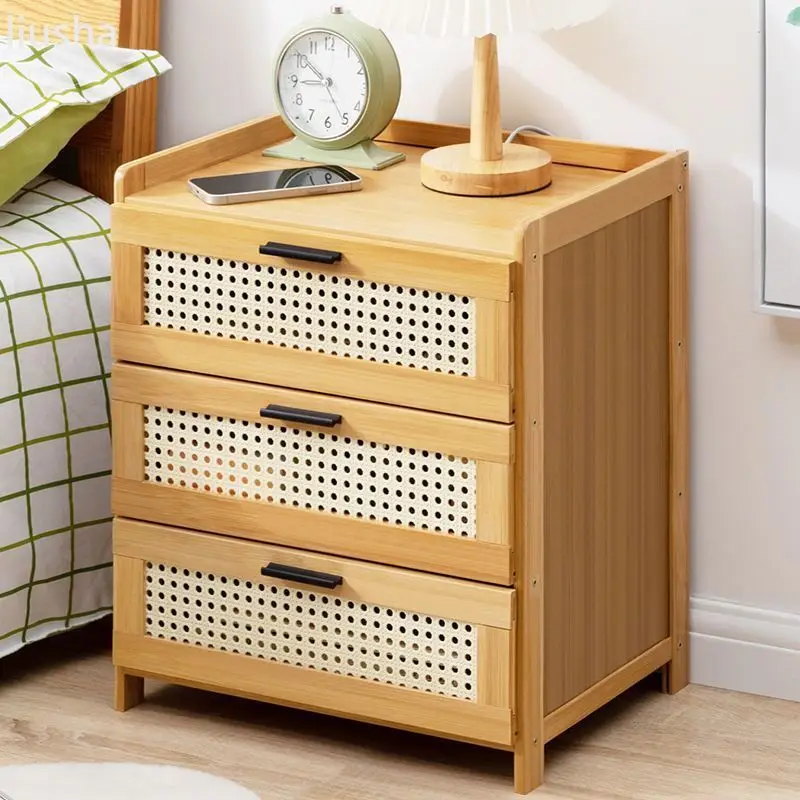 

Bedside cabinets bedrooms small household units simple storage shelves storage cabinets economical rental houses non-solid wood