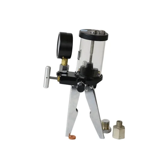 Pressure Measuring Instrument Portable Handheld 0-25MPA Hydraulic Pressure Hand Pump For Pressure Gauge