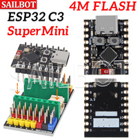 ESP32 C3 Development Board Modules Mini Wifi BT Bluetooth Module 32-Bit Single-Core Processor ESP32 C3 16Pin Type-C
