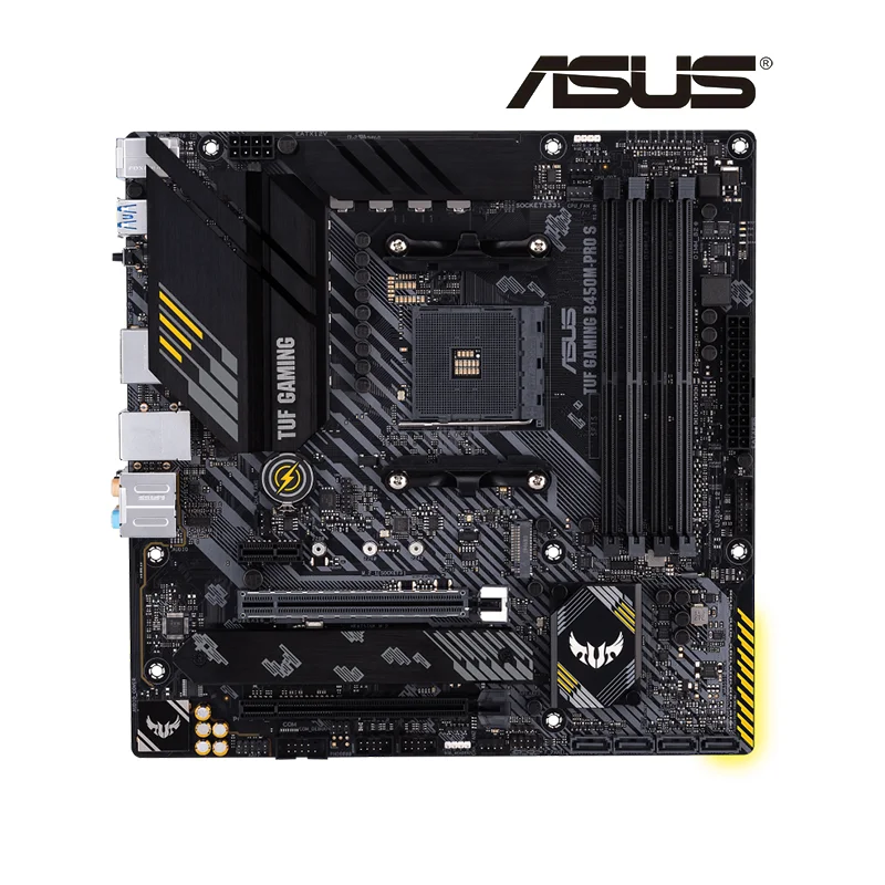 Go! ASUS TUF GAMING B450M PRO S B450M AMD B450 DDR4 4400MHz 128G,M.2, HDMI 2.0B, type C and native USB 3.1 Gen 2 Desktop AM4 CPU