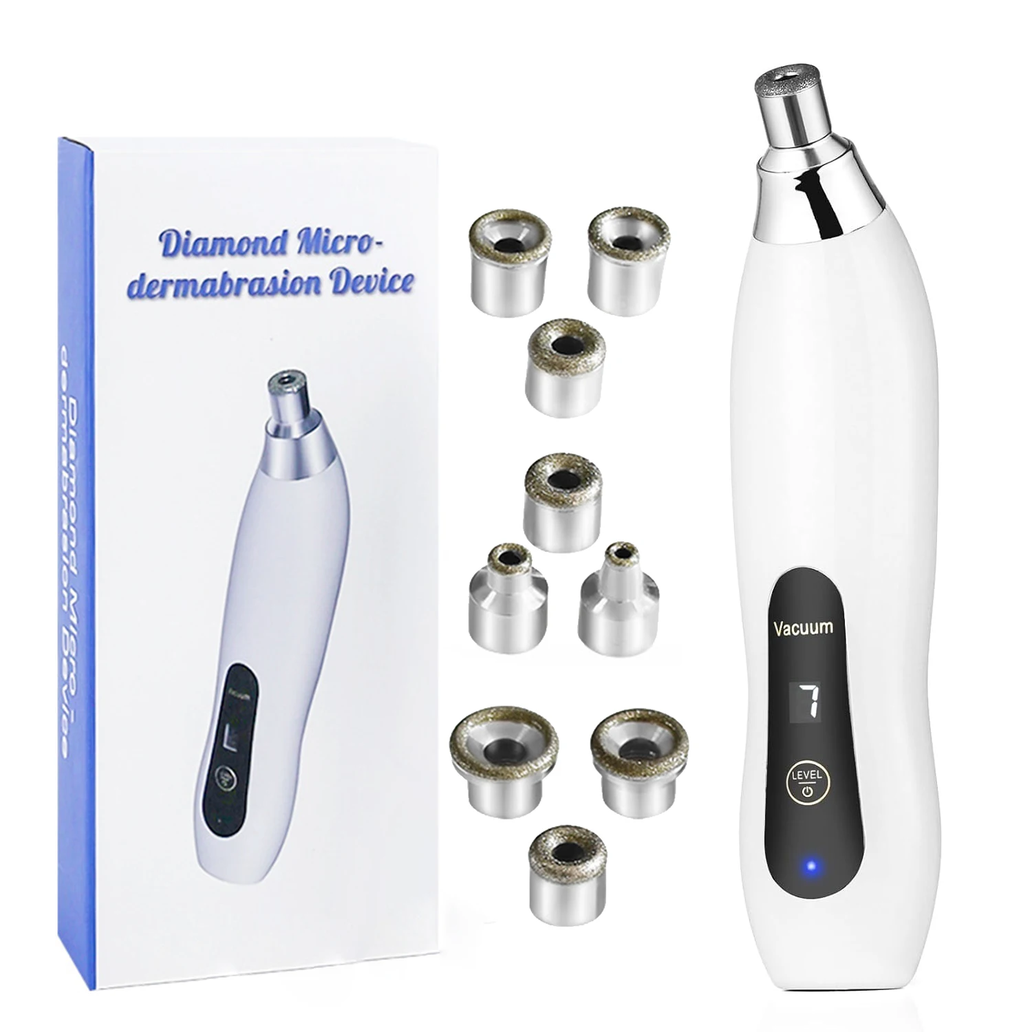 

Blackhead Remover Facial Dermabrasion Device for Salon Personal Home Travel Use Diamond Microdermabrasion Machine