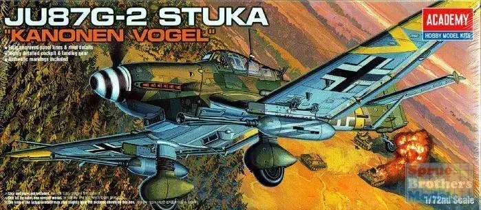 

Academy 12404 1/72 Academy Ju 87G-2 Stuka 'Kanonen Vogel"