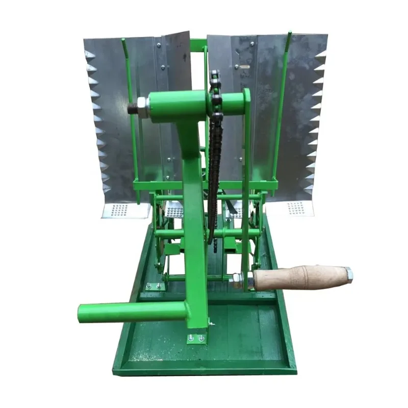 2 rows of manual seeder, rice transplanter, rice planting agricultural machine