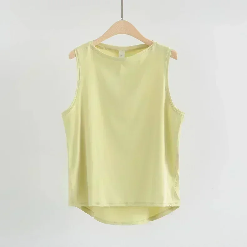 Lemon Women Yoga Sports Vest Loose Tank Running Workouts Tank Tops Clothes for Fitness Gym Wear Workout Clothing Sportswear