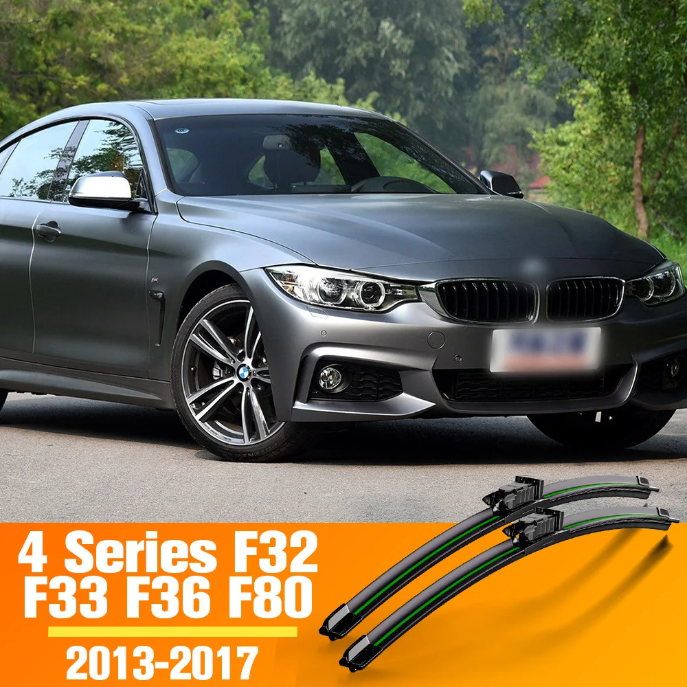 

Wiper Front Wiper Blades For BMW 4 Series F32 F33 F36 F80 2013 2014 2015 2016 2017 Windshield Windscreen Front Window 24"+18"