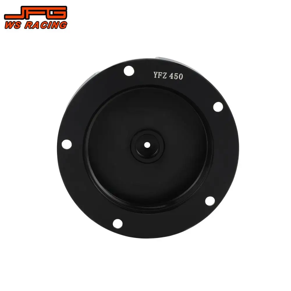 لياماها YFZ450 YFZ 450 مع قبعات تدفق Uni أجزاء ATV CNC الألومنيوم سباق الغاز غطاء خزان الوقود #3