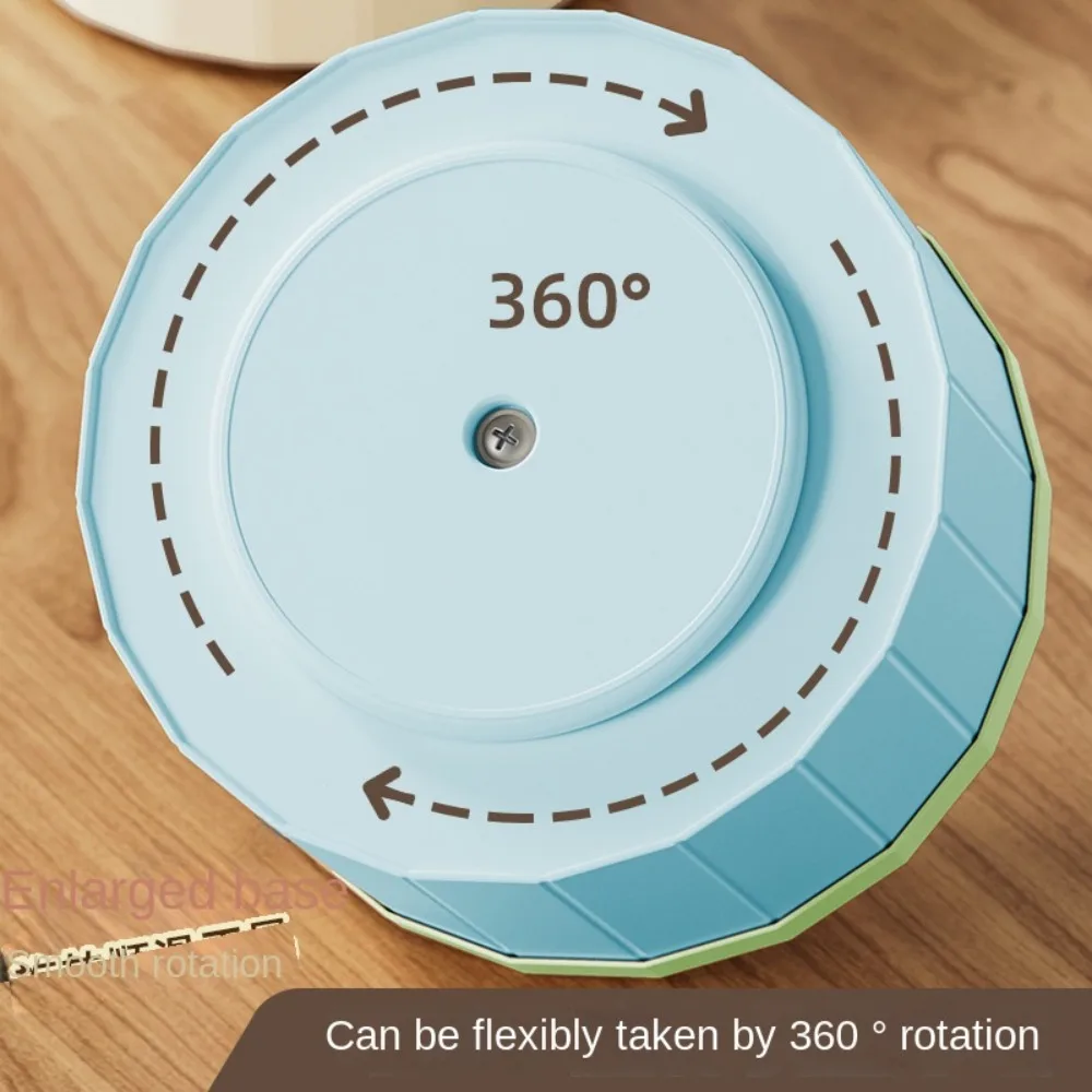 حامل فرشاة المكياج 360 ° حامل قلم دوار للطلاب ذو سعة كبيرة منظم مكتبي أدوات مكتبية لتخزين مستحضرات التجميل #2