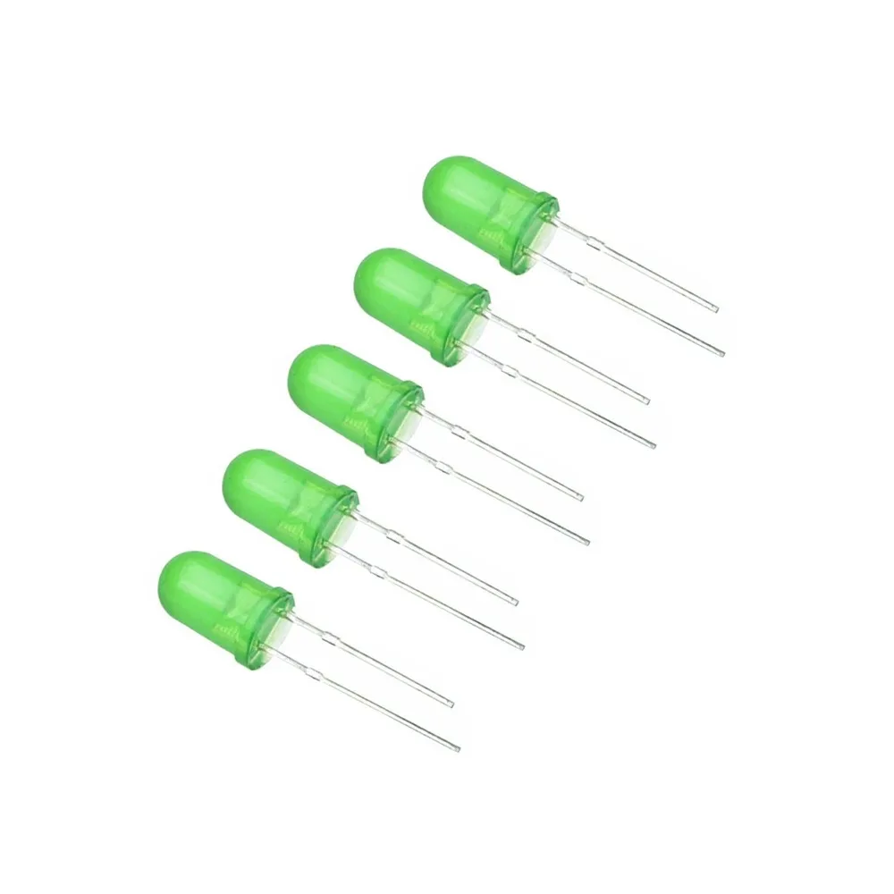 100pcs 5mm LED Light White Yellow Red Green Blue Assorted Kit DIY LEDs Set Electronic DIY Kit