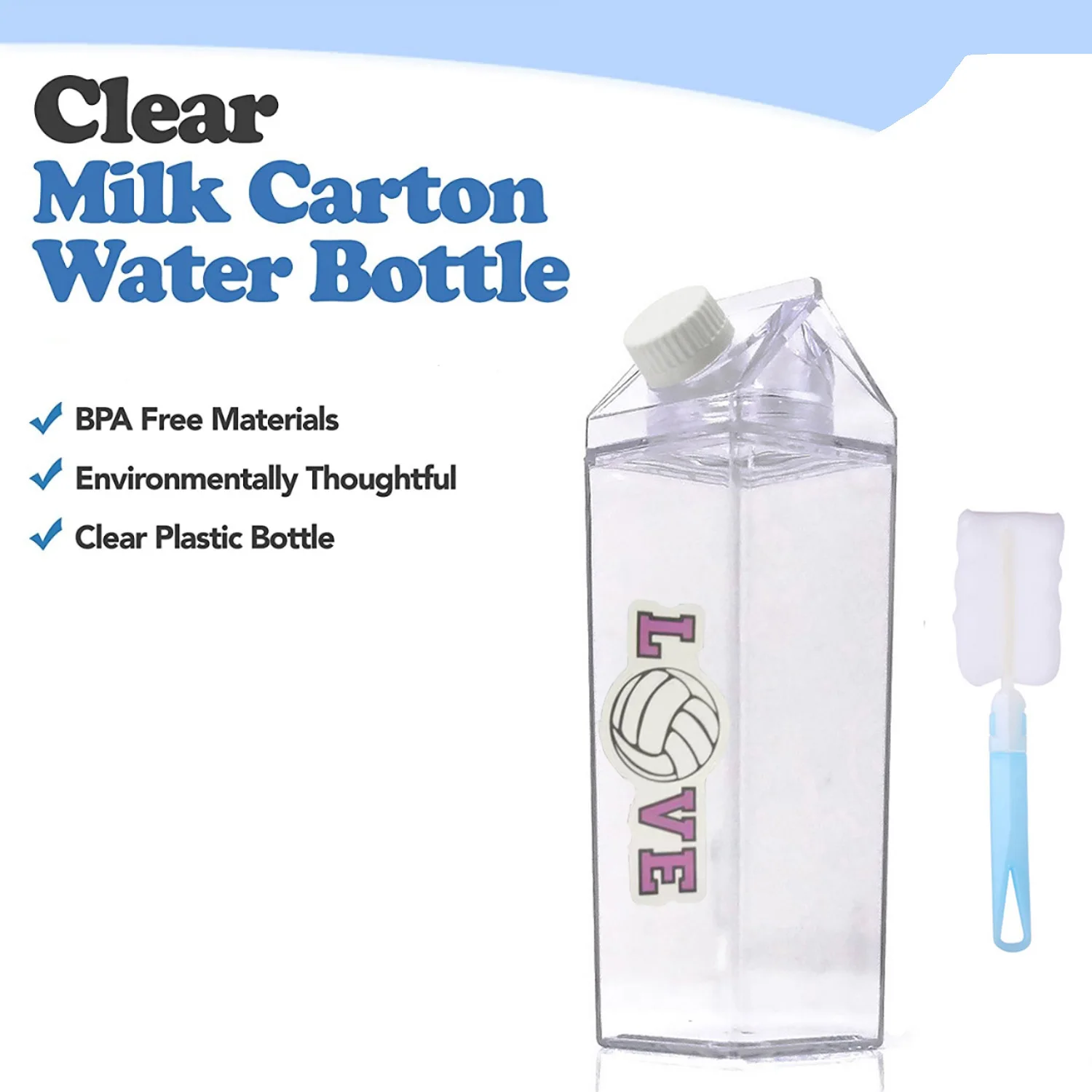water bottles Large-capacity drinking cups with lids male female students summer trendy plastic outdoor portable pots my bottle