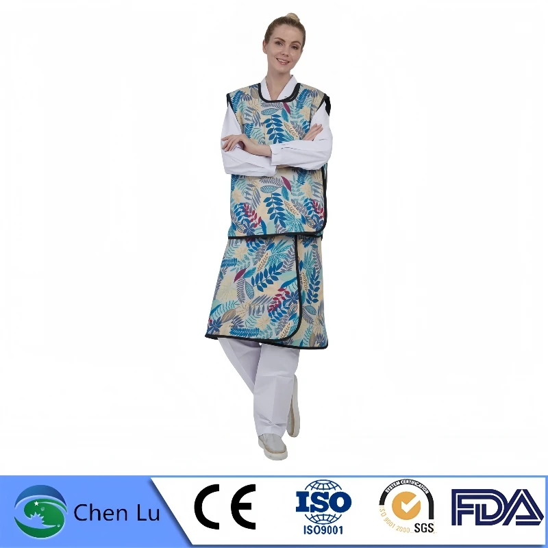 

0.35/0.5mmPb Lead Apron Set, X-ray Gamma Ray Protection, Medical Radiation Shield, Lightweight & Soft, Radiology Safety clothing