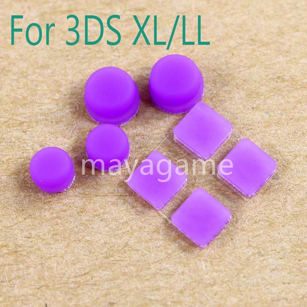 50sets For 3DSLL/3DS XL Dust Plug New Upper and Lowe Screw Rubber Feet Cover