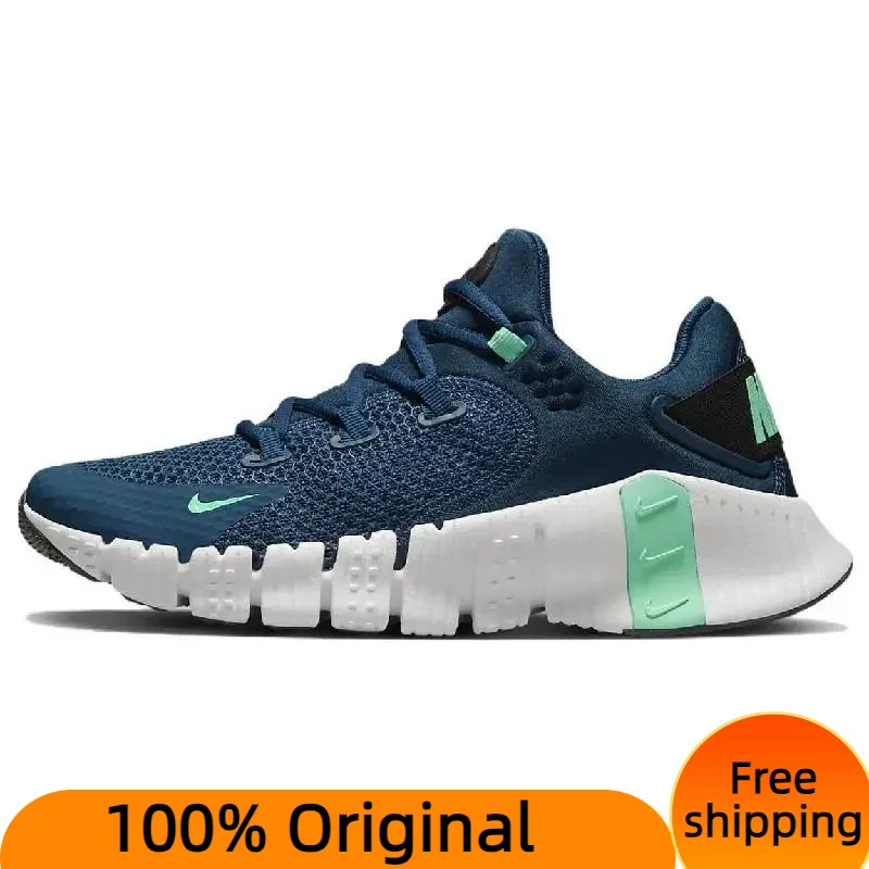 Zapatillas Nike-Free Metcon 4 Valerian para mujer, zapatos de deporte, color azul, CZ0596-401