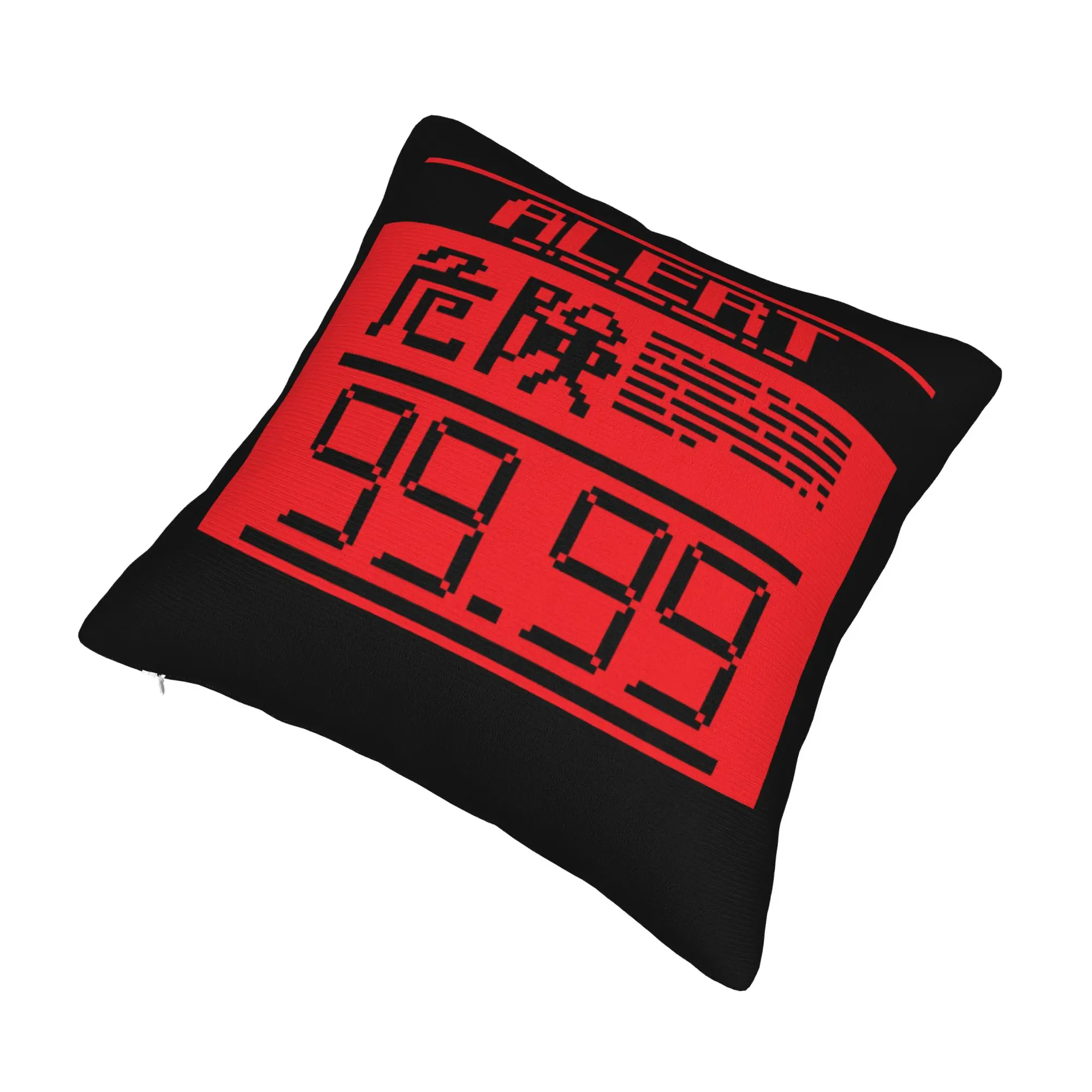 Metal Gear Solid Alert Mode English Pillow Decoration Nordic Video Game Cushions for Sofa Square Pillowcase
