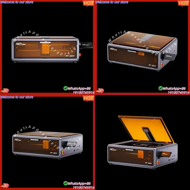 2026 Falcon A1 Pro 20W Engraver 180W Enclosed Machine Control for DIY Cutting of Stone Materials