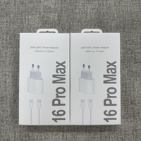 35W PD Fast Charger For iPhone 16 15 14 Pro Max High Speed Wall Charger Adapter Type C Cable EU Plug Quick Charge Charger