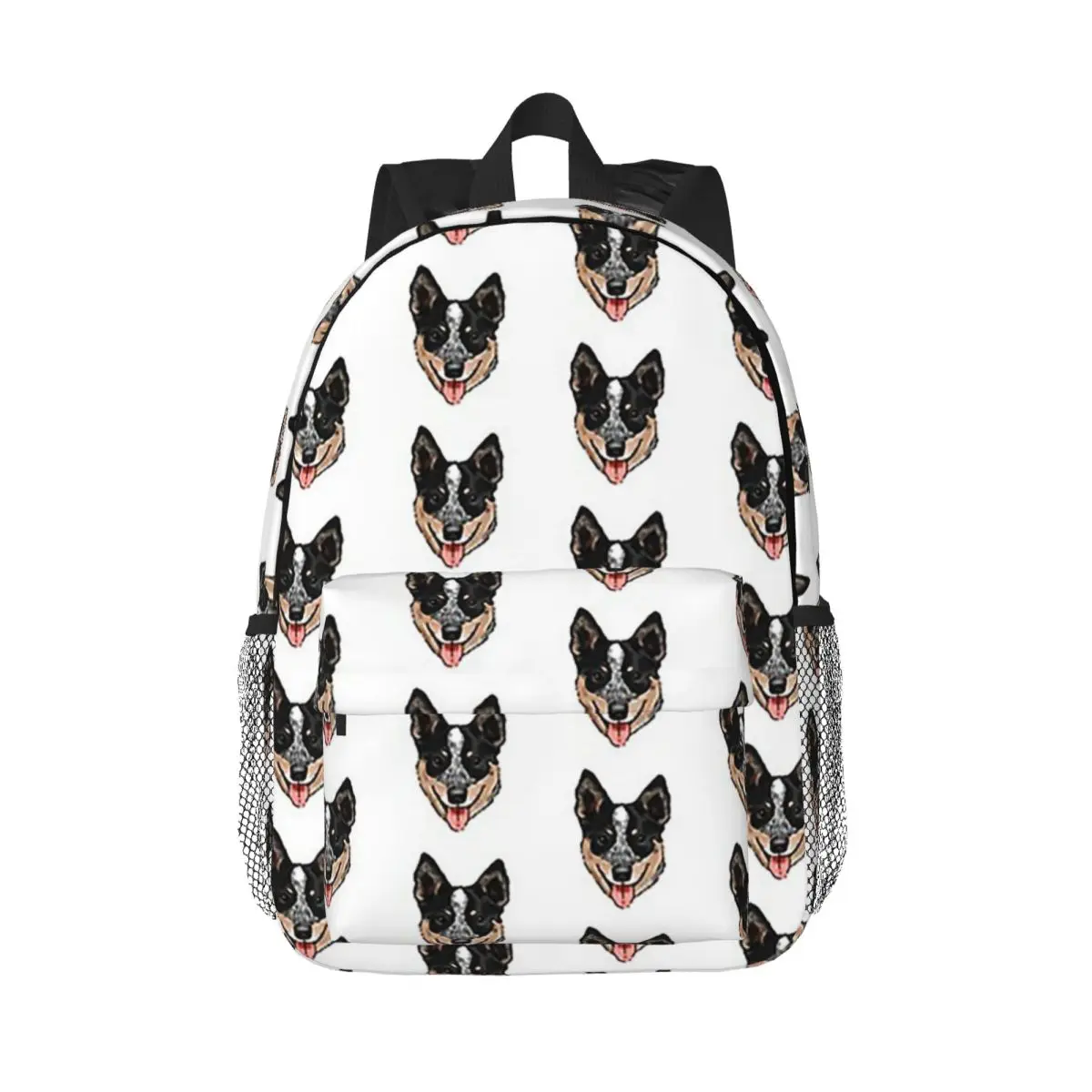 Australian Cattle Dog Lover, Blue Heeler Love Backpack Student BookBag Children School Bag Laptop Shoulder Bags for Men Women
