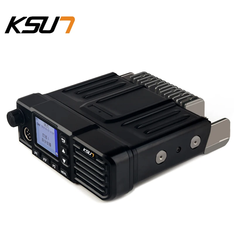 KSUN X-DM8200 DMR وراديو لاسلكي تناظري 50 كجم خارجي 50 وات جهاز إرسال واستقبال راديو السيارة الرقمية عالية الطاقة