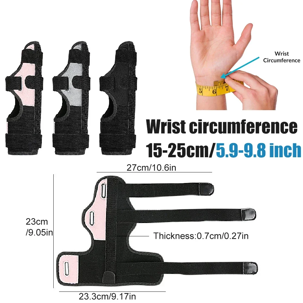 1/2PCS Firm Finger Stabilizer Brace, Adjustable Finger Splint, Hand Joint Holder for Finger Posture Correction and Support
