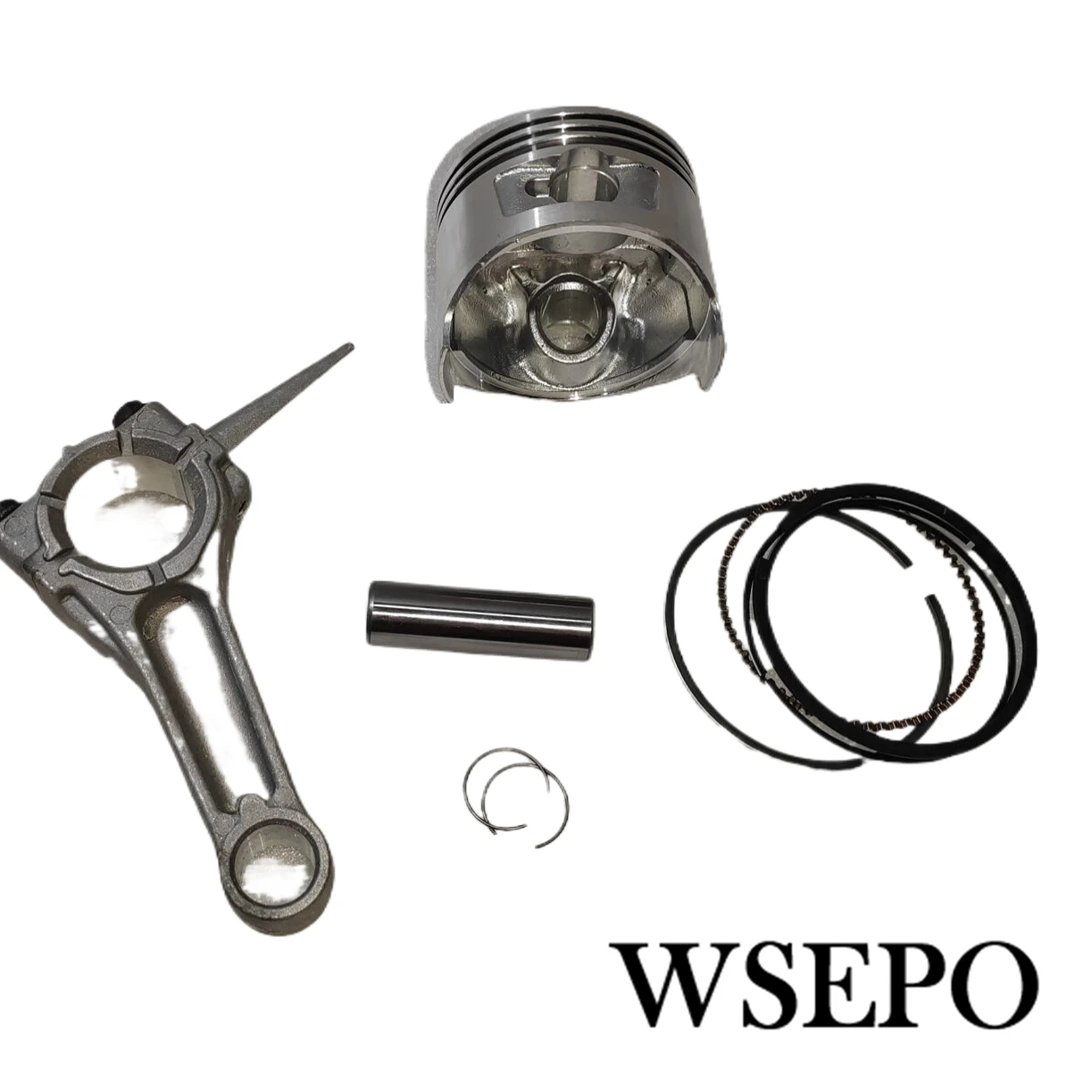 CQ Quality! Piston+Connecting Rod Kit (70mm Bore)for 170F 212cc(208cc) 7HP 7.5HP Air Cool Gas Engine,2.5~2.8KW Gen Parts