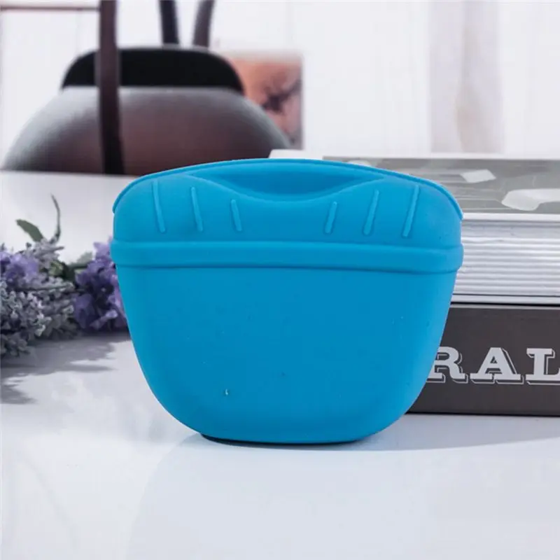 DT15 Pet Training Bag, 4pcs Silicone Dog Treat Pouch, Snack Bag for Outdoor Training, Portable Dog Food Bag with Belt Clip view 2