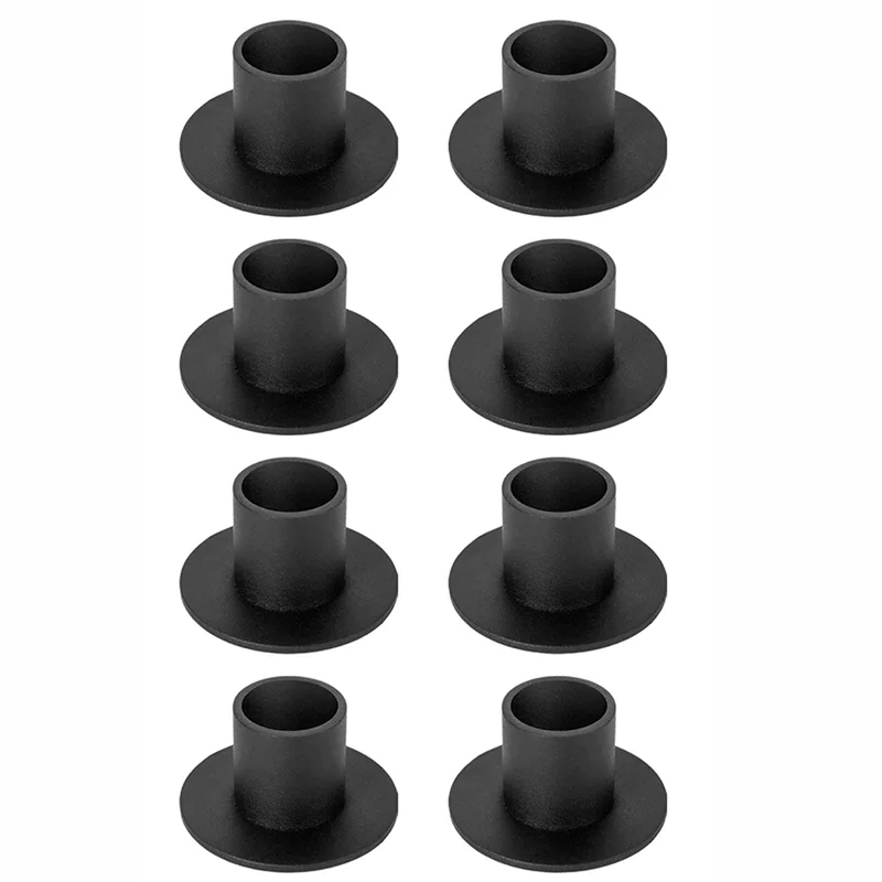 8 Pcs Black Candle Holders Retro Candlestick Holder Farmhouse Decor for Home Wedding Party Anniversary Housewarming Gift