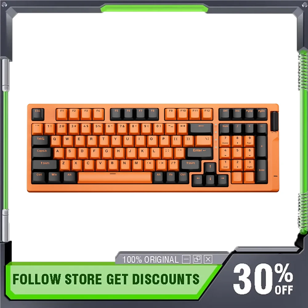 ZIDLI GK99s Mechanical Keyboard Wired Single Mode 98 Keys Low Latency IP68 Waterproof Pc Office E-sports Gaming Keyboard Gifts