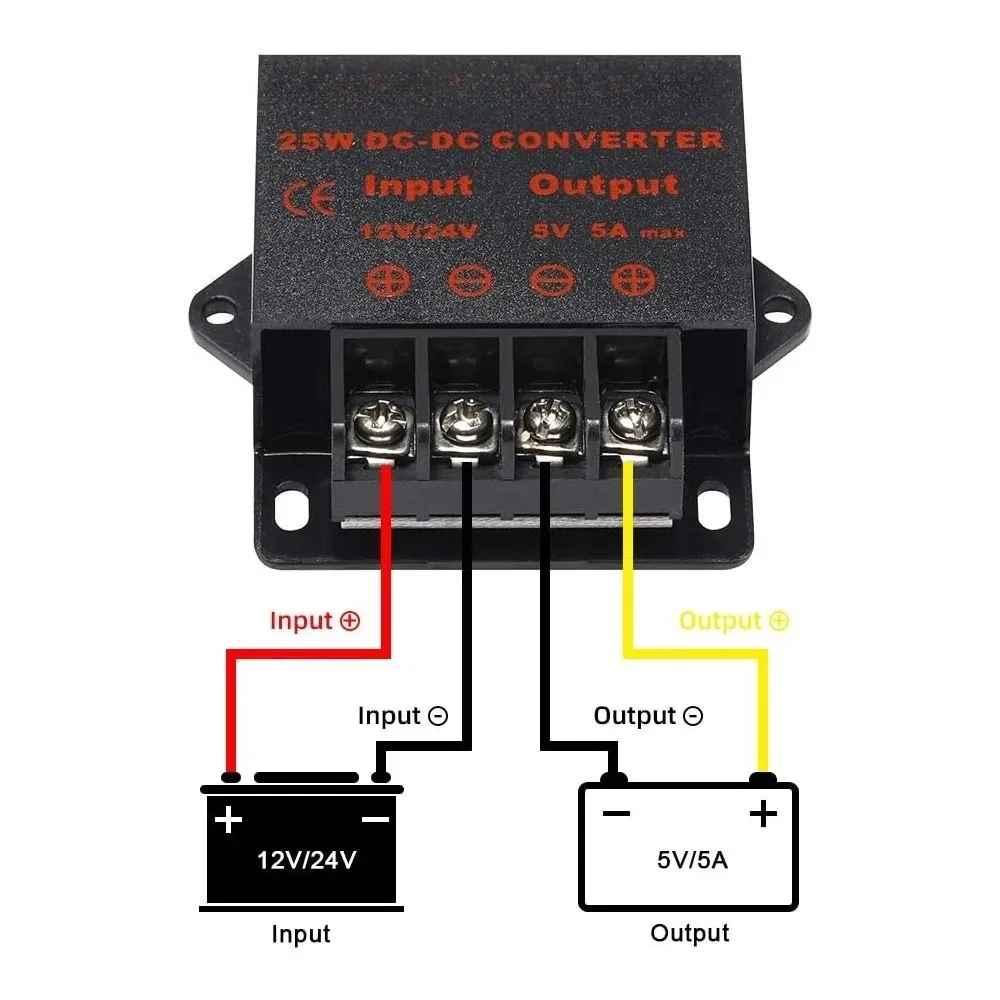 12V 24V To 5V 3A 5A 10A 15A Buck Converter Regulator Module For Automotive Electricity LED Step Down Reducer Voltage Regulator