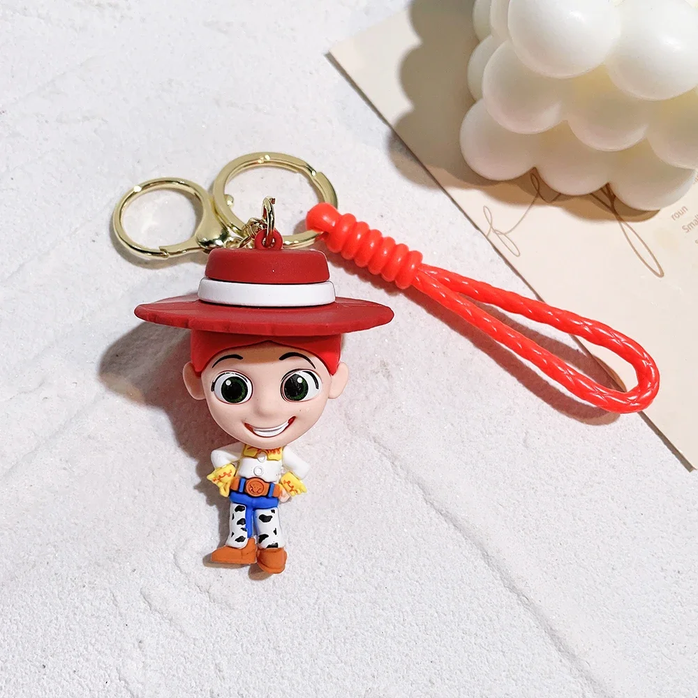 6-teiliges Set Anime Toy Story Schlüsselanhänger Niedliche Woody Buzz Lightyear Puppen-Schlüsselanhänger Paar-Taschenanhänger Schlüsselkette Schmuck Spielzeug Geschenke – Detail 6