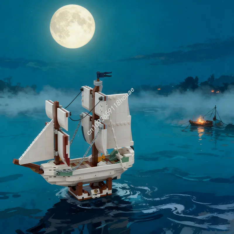 

421 шт. MOC, модель белого изумруда, строительные блоки, строительная сборная игрушка, сделай сам, рождественские подарки, креативная идея, кирпич для детей