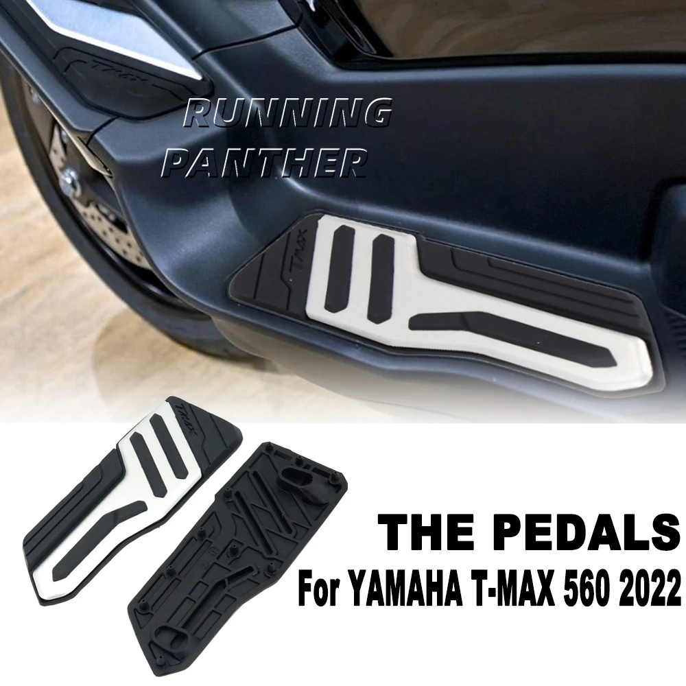 

T-MAX 560 2022 Accessories for Yamaha TMAX560 Motorcycle Skidproof Footboard Foot Panels T MAX Footrests